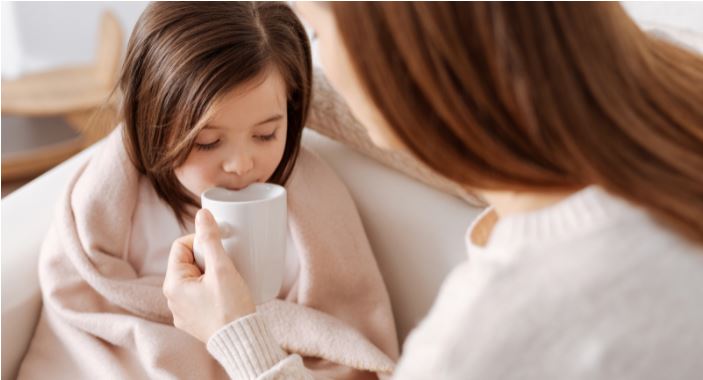 How to comfort your child with a hot drink