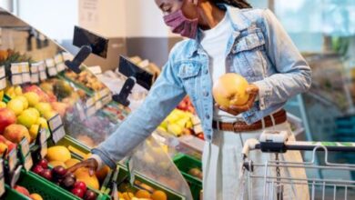 healthy grocery shopping