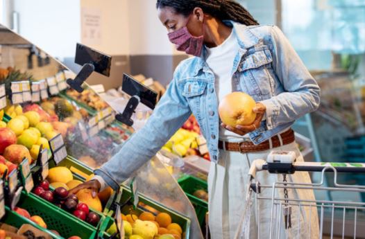 healthy grocery shopping